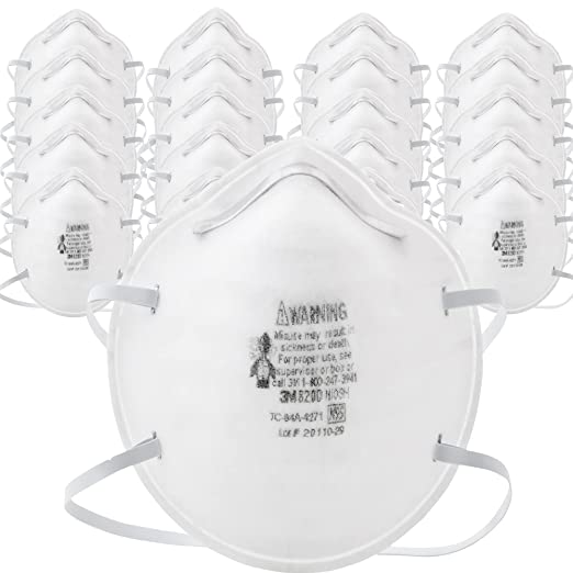 White Disposable N95 Particulate Respirator 20-Pack - 3M White Disposable N95 Particulate Respirator 20-Pack - 3M